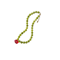 Baby crab green necklace