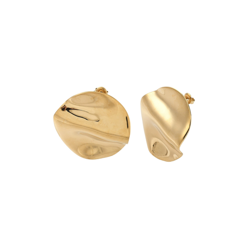 Circle golden earrings