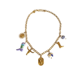 Cow girl necklace