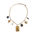 Blue moon necklace