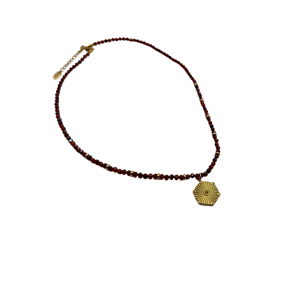 Hexagon necklace
