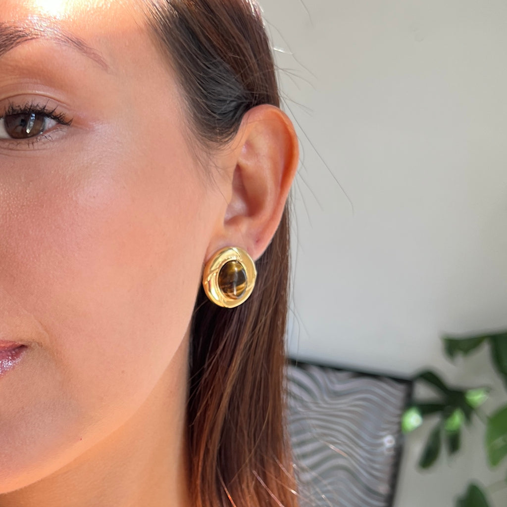 Chocolate earrings