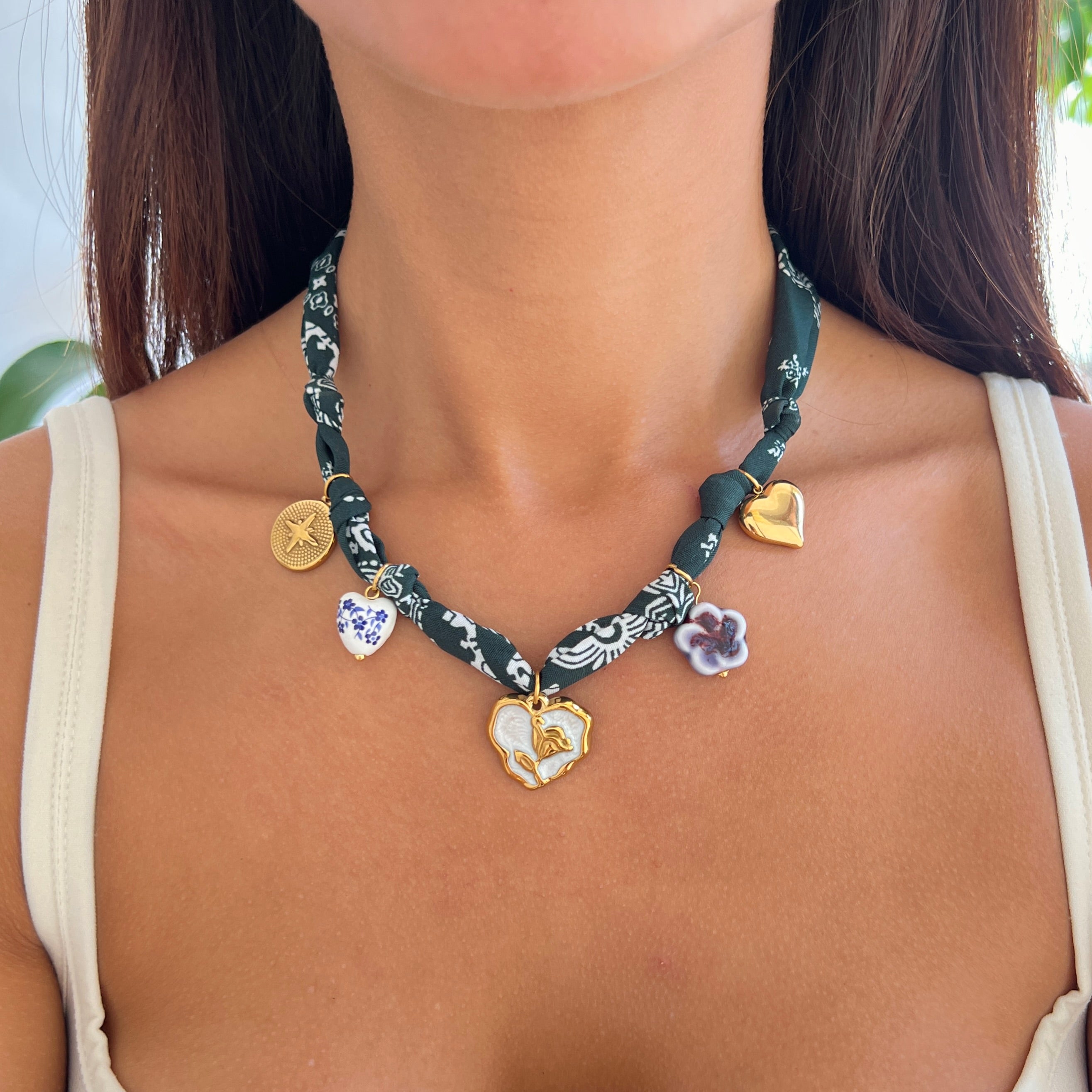 Rosa verde necklace