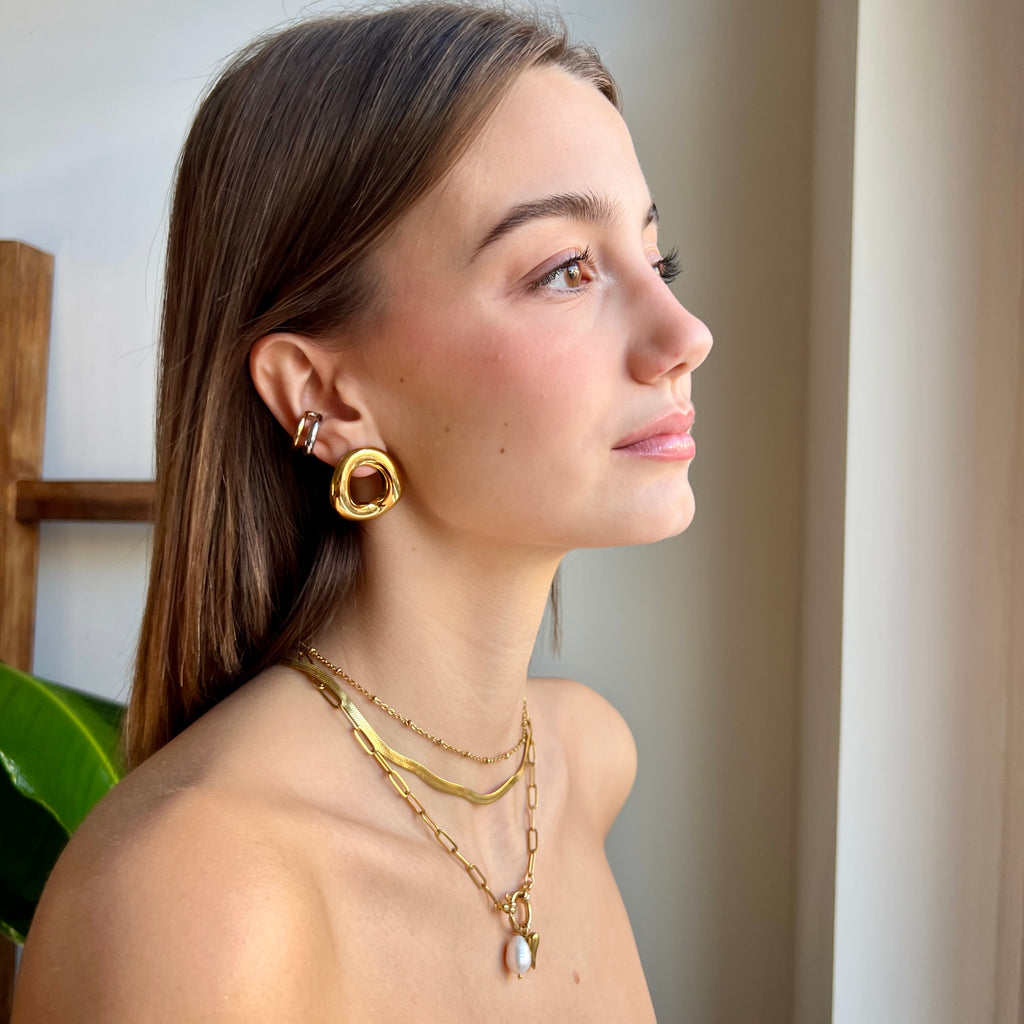 Perla corazón necklace