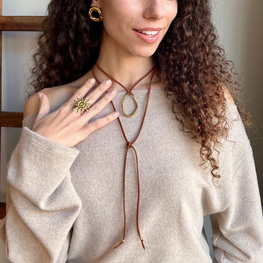 Lágrima coffee necklace