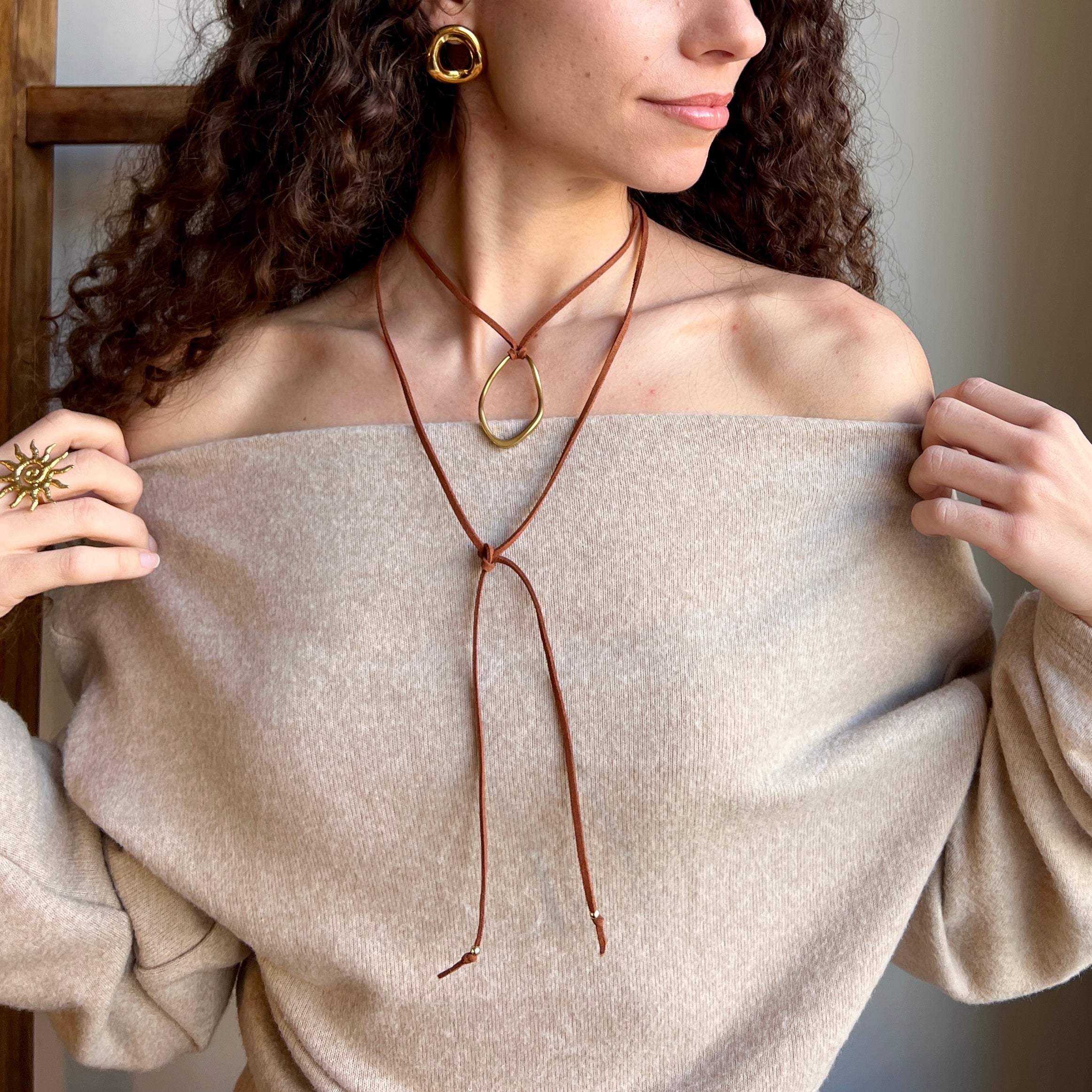 Lágrima coffee necklace